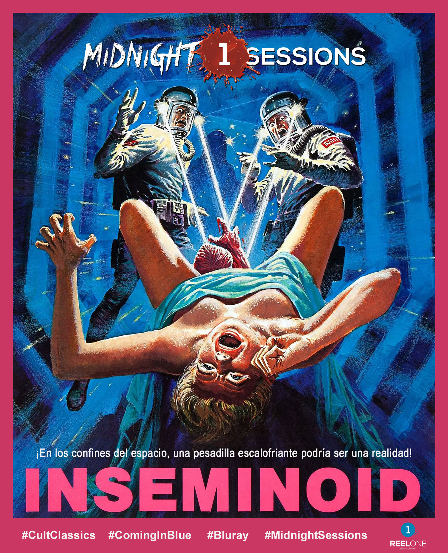 Cartel promocional Midnight Sessions - Inseminoid